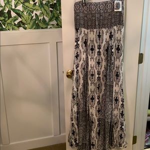 Free people maxi strapless dress size M